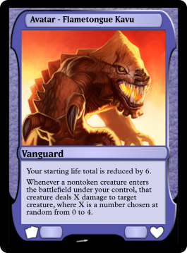 Avatar - Flametongue Kavu