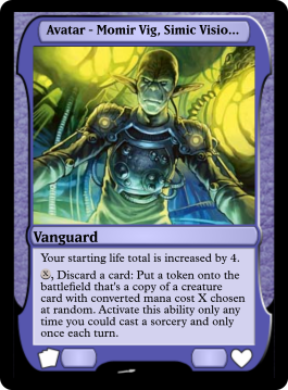 Avatar - Momir Vig, Simic Visionary (Alt.)