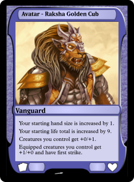 Avatar - Raksha Golden Cub