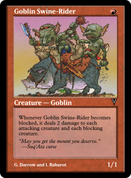 Goblin Swine-Rider