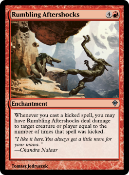 Rumbling Aftershocks