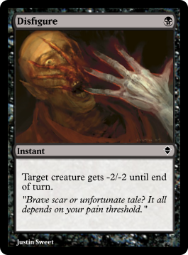 Disfigure