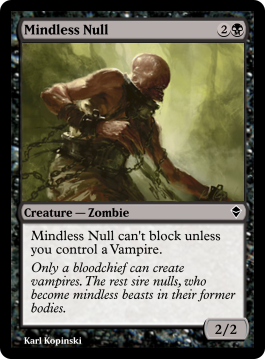 Mindless Null